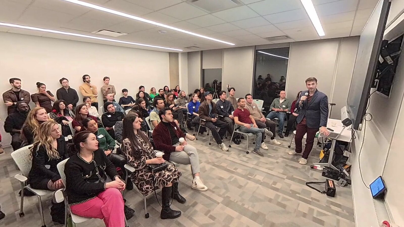 TFBL audience at a speaker session